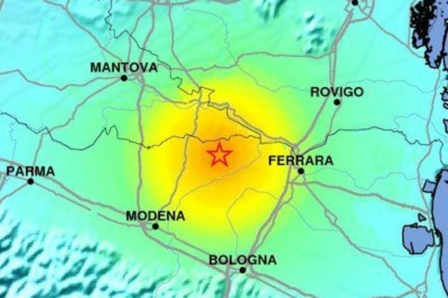 Bilancio conseguenze terremoto: 20/05 ore 19.00