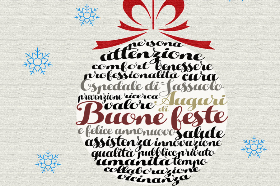 Auguri di Buone feste e felice anno nuovo