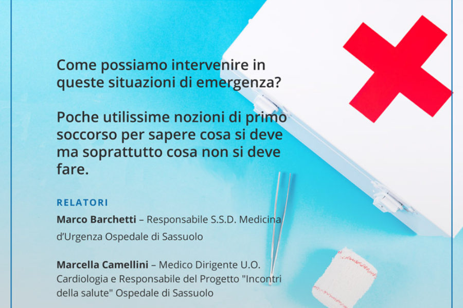 Primo Soccorso, in Florim serata dedicata a traumi, ferite e svenimenti