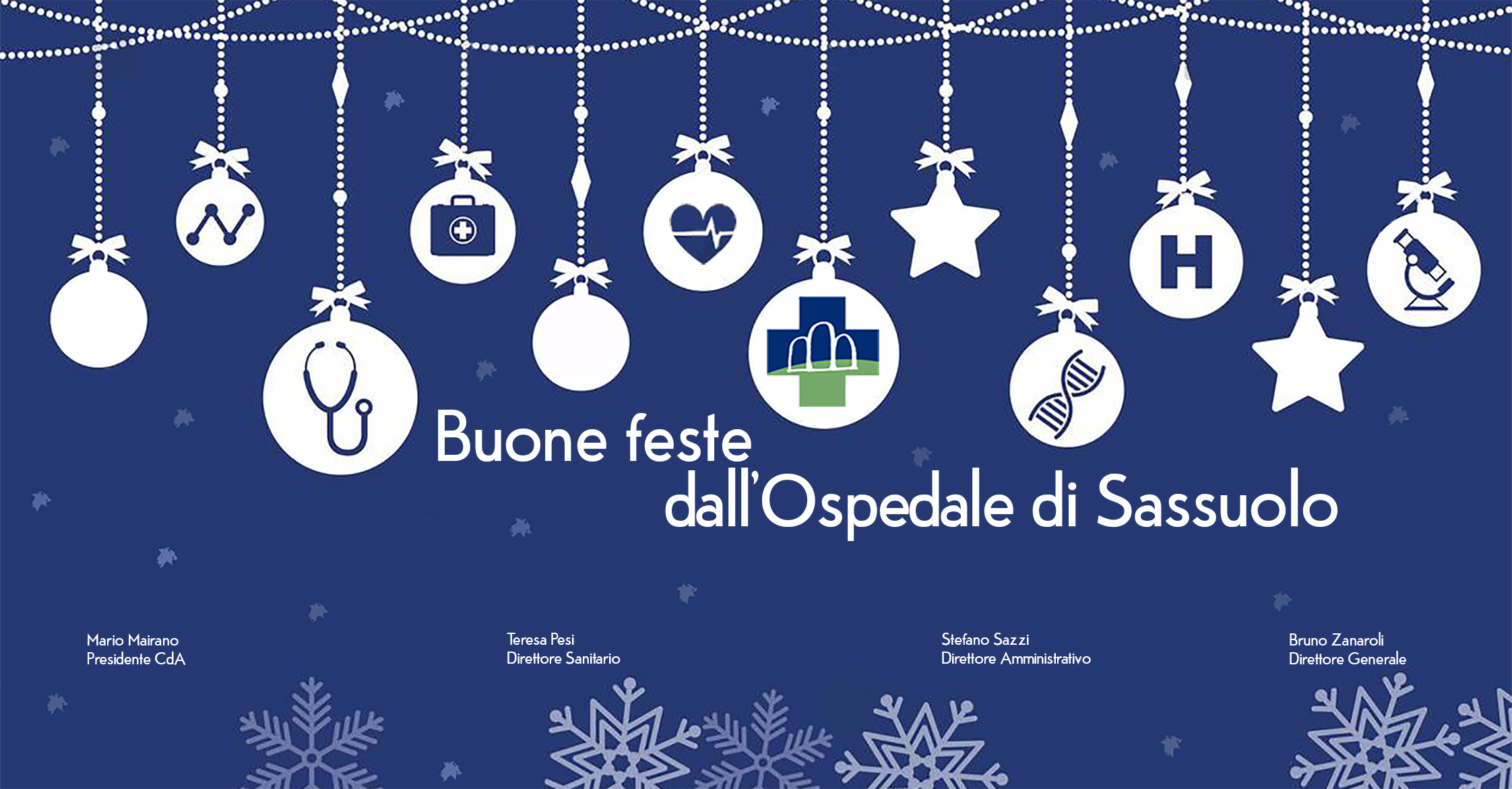 Auguri di buone feste dall'Ospedale Sassuolo