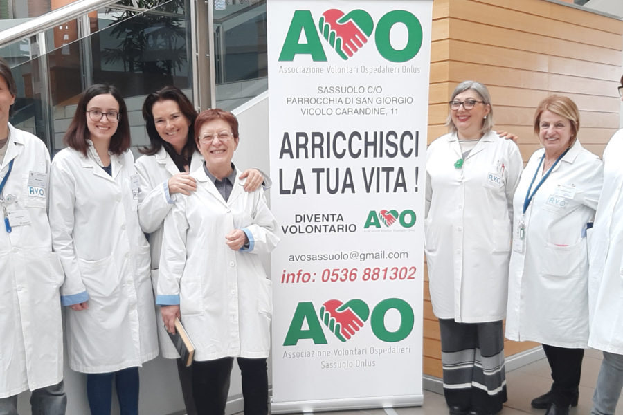 AVO Sassuolo, 7 incontri di formazione per ‘diventare’ volontari in ospedale